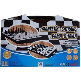 Resim Ca Games Manyetik Satranç&dama&tavla Oyun Seti 