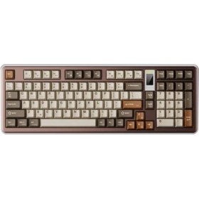 Resim CoverZone Ajazz AC100 Max Kaihua Butter Ice Cream Switch Alüminyum Gasket Mekanik Klavye, Tft Ekranlı Hot-Swap Rgb- 4000 Mah Batarya - Pbt Tuş Takımı 