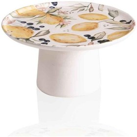 Resim The Mia Limoncello Ayaklı Servis Tabağı 19 Cm Renkli 