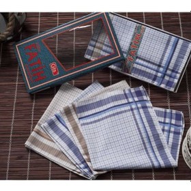 Resim Mira Home Fatih Kutulu 40x40 Cm Düzine 12 Adet Kumaş Mendil Fm 04 Acı Kahverengi 