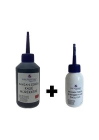 Resim Kaygan Zemin Kaşe Mürekkebi Kırmızı 100 Ml. Inceltici Ile Birlikte 