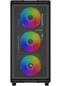 Resim Powerboost 2-JBST-PBA601B 600W 80+ Mid Tower Oyuncu Bilgisayar Kasası 