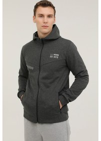 Resim Kinetix M-HUNTER REFLECTIVE FULL GRI MELANJ Erkek Eşofman Üstü Gri 