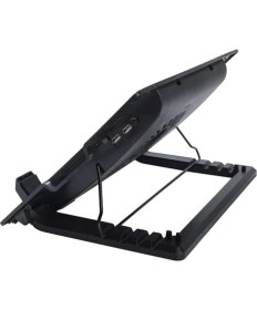 Resim Storemax Ergostand Laptop Soğutucu Stand | 5 Kademeli Açılı Ergonomik Tasarım | 140MM Sessiz Fan | 2 Port USB Hub | 9-17” Notebook Uyumlu 