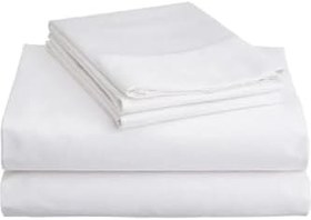 Resim Rns 2 Adet Beyaz Çift Kişilik%100 Pamuk Otel Nevresim Yorgan Kılıfı 200×220 Cm 63 Tel Dokuma 