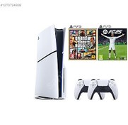 Resim Sony Playstation 5 Slim CD+2.KOL +Fc 25+GTA 5 SC TECHNOLOGY 