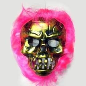 Resim Cadılar Bayramı Maskesi Pembe 