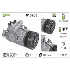 Resim VALEO 813268 KOMPRESÖR GRAND VITARA (YT4)2.0 GAS. J20 