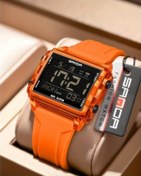Resim Primepickings Sanda Erkek Digital Saat Kronometre Alarm 5atm Su Geçirmez Transparent Turuncu Diğer 