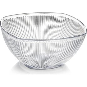 Resim Hepta Collection Ultraform Barok Kare Salata Kasesi Orta Şeffaf 