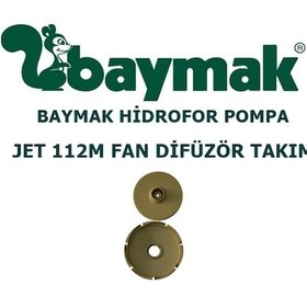 Resim Baymak Hidrofor Pompa Jet 112M Fan Difüzör Takımı 