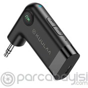 Resim KUULAA Wireless Bluetooth 5.0 3.5mm Jack Aux Araç Ses Aktarım Kiti Adaptöru 