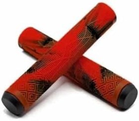 Resim 165mm Kırmızı Siyah Renkli Bmx Dirt Jump Bisiklet Elcik Kırmızı 