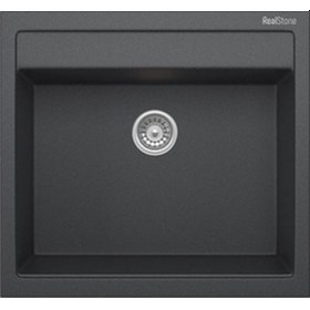 Resim Real Stone Granit Eviye K004 Siyah 