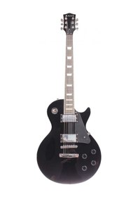 Resim Angel Aelg200-bk Siyah Elektro Gitar Lp Kasa Set-neck Sap Bağlantısı 