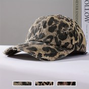 Resim 1 adet Kadınlar için Leopar Desenli Beyzbol Şapkası - Şık, Nefes Alabilen Yaz Şapkası, Ayarlanabilir Snap Kapatma, Güneş Koruması ve Dayanıklı Polyester Karışımı - Seyahat, Açık Hava Aktiviteleri ve Şenlikli Durumlar için İdeal, Seyahat Başlığı | Leopar Desenli Şapka | Ayarlanabilir Kapatma Şapkası 