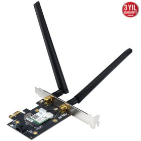 Resim ASUS Pce-ax3000 3000mbps Dual Band Pcıe Kablosuz Adaptör,bluetooth 