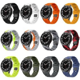 Resim Galaxy Uyumlu Watch 6 44mm Zore Krd-116 20mm Futbol Desenli Spor Tasarımlı Silikon Kordon-koyu Yeşil 