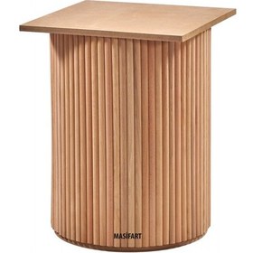 Resim Masifart Iva Geniş Ptt Ayak Cilasız Ham Ahşap 