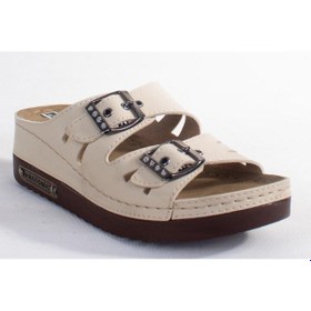 Resim Dagoster Dza37-3001 Bej Günlük Ortopedik Kadın Terlik 
