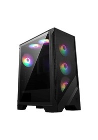 Resim Msı Mag Forge 120a B65 650w 80+ Tempered Glass 6 X 120mm Dual-ring Renkli Fan Matx Gaming Bilgisayar Kasası 