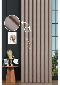 Resim Petek Fon Perde V-1023 Pudra Pudra 