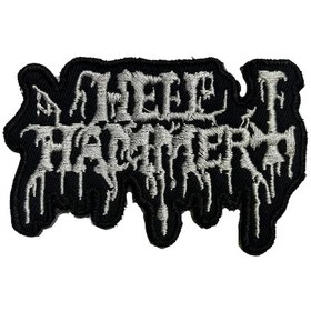 Resim Hellhammer Logo Patch Yama Siyah 