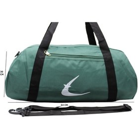 Resim Msmixxstore Haki Renk Suya Dayanıklı Kumaş Seyahat Spor Gym Ve Fitness Çantası Haki 