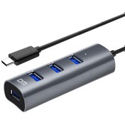 Resim DM CHB010 Type-C to USB 3.0 4 Portlu Alüminyum Hub Çoklayıcı DMLIFE