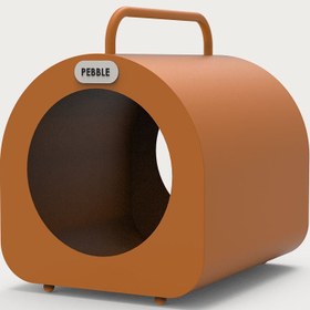 Resim Purr Kedi Evi - Düz / Hardal 