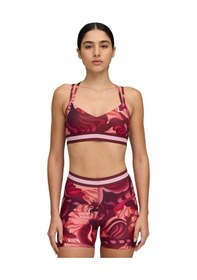Resim Puma Floral Rıbbon Low Bra Sporcu Sütyeni 52749496 Bordo 