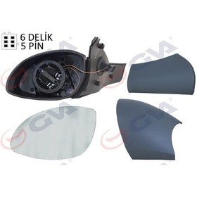 Resim Gva 1090316 - Dış Dikiz Aynası Sol Vectra B 96 Elektrikli Isıtma 