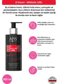 Resim Apis Natural Sensual Girl El Kremi 300 ML 