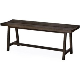 Resim Masif Meşe Bank - PI Serisi - 120 cm - Dark 