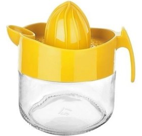 Resim Buffer® 300ML Cam Hazneli Pratik Limon Narenciye Sıkacağı KC-405 