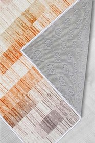 Resim Rovigo Dijital Baskı Yıkanabilir Kaymaz Taban Salon Halısı RVG1431, Pembe, 80 x 300 