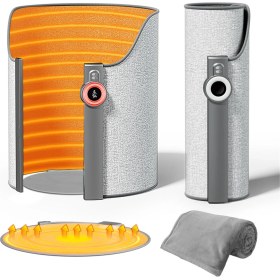 Resim Masanın Altında Alan Isıtıcı, Ofis Evi Için Taşınabilir Isıtıcı, 170W Elektrikli Kişisel Isıtıcı, Termostat ve Zamanlayıcı Abd Fişi ile (Yurt Dışından) 