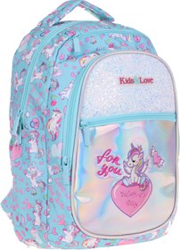 Resim KAUKKO Kids&love Sırt Çantası Aynalı-Taşlı Unıcorn L5094 