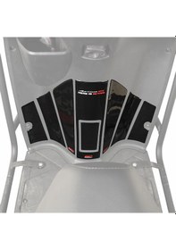 Resim GP Kompozit Honda Activa 125 2023-2024 Uyumlu Tank Pad Seti Karbon 
