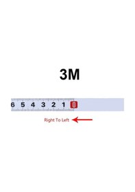 Resim 3m Rl-1 3m Paslanmaz Çelik Gönye Parça Mezura Kendinden Yapışkanlı Metrik Ölçeği Cetvel Paslanmaz Dayanıklı Ve Aşınmaya Dayanıklı Cetvel 