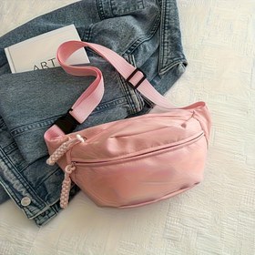 Resim Crossbody Göğüs Çantası, Küçük Bel Çantası, Hem Erkekler Hem de Kadınlar İçin Uygun, Küçük Göğüs Çantası, Günlük Çanta 