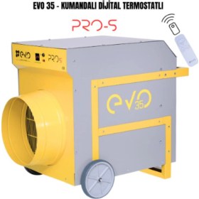 Resim Evo40 Pros - 40 Kw Kumandalı Ve Dijital Endüstriyel Elektrikli Fanlı Isıtıcı 