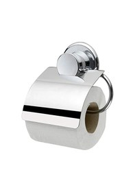 Resim Krom Kapaklı Kendinden Yapışkanlı Tuvalet Kağıtlık 16.5 x 12.2 x 11.2 CM 