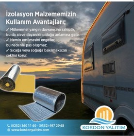 Resim Ses Isı Yalıtım Folyolu Yapışkanlı Kauçuk 