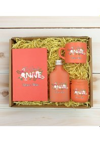 Resim Bk Gift Kişiye Özel İsimli Dtf Anne Temalı Somon Defter & Kahve Fincanı & Kolonya & Mum Hediye Seti-1, Anneye Hediye, Anneler Günü Hediyesi Kobitmeyen 