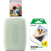 Resim Instax Mini Link 3 Yeşil Akıllı Telefon Yazıcısı ve 20'li Mini Film 