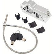 Resim Willowhaven 1 Adet Silvery Ağır Hizmet Alüminyum Alaşım Motosiklet Kilidi Hırsızlık Korumalı Dayanıklı 