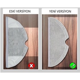 Resim Xiaomi 2C Vacuum Mop Uyumlu 2 Adet Mop-Tam Yüzey Mikrofiber 
