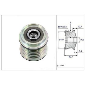 Resim VALEO 588010 ALTERNATÖR KASNAĞI KANGOO MEGANE I LAGUNA SCENIC / C 