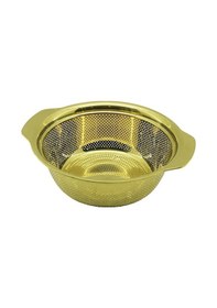 Resim 23cm Gold Paslanmaz Metal Sepet Süzgeç Kendinden Kulplu 5570 Çok renkli 